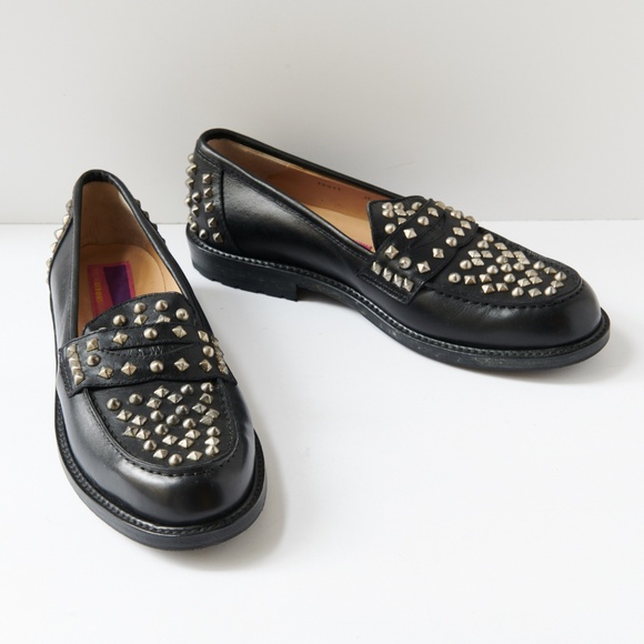 80s - SUSAN BENNIS - WARREN EDWARDS - Shoes - Men\'s - 10.5 - BLK Leather - Studs main image 4